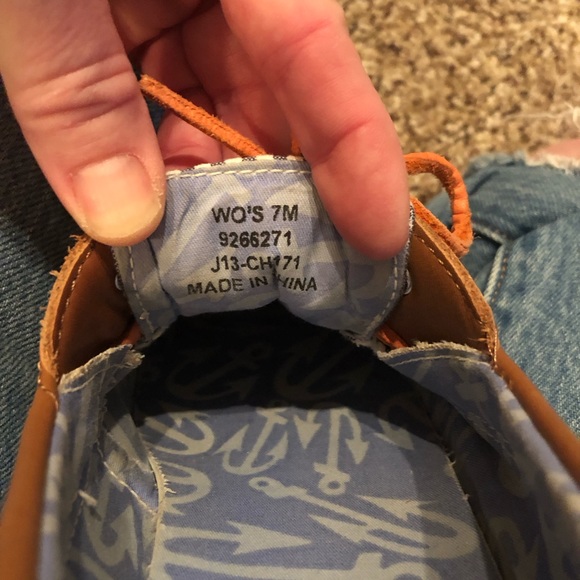 Sperry Top siders boat, deck loafers slip ons nautical dock beach slides Size 7 - Picture 5 of 8